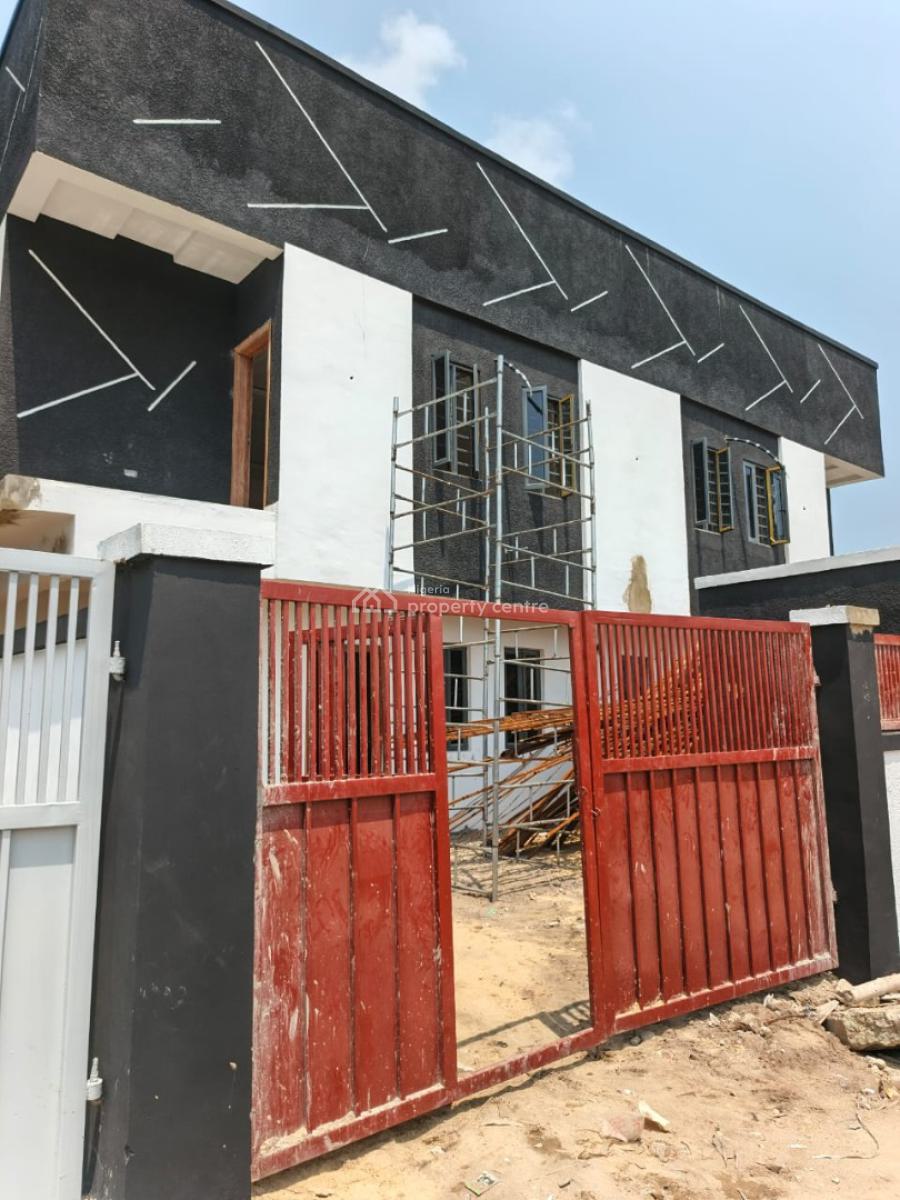 New 4 Bedroom Semi Detached Duplex with Bq, Off Ologolo Road, Ologolo, Lekki, Lagos, Semi-detached Duplex for Sale