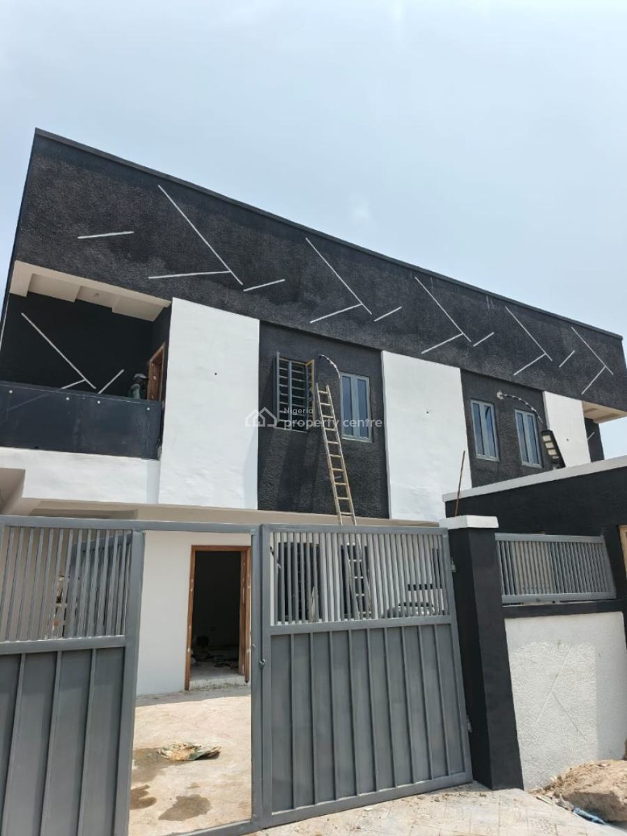 New 4 Bedroom Semi Detached Duplex with Bq, Off Ologolo Road, Ologolo, Lekki, Lagos, Semi-detached Duplex for Sale
