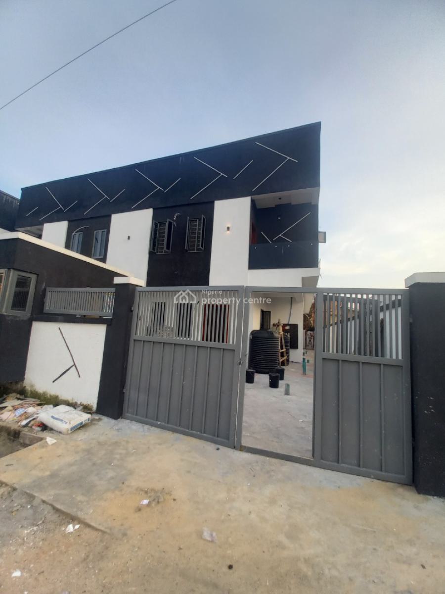 New 4 Bedrooms Semi Detached Duplex with Bq, Off Ologolo Road, Ologolo, Lekki, Lagos, Semi-detached Duplex for Sale