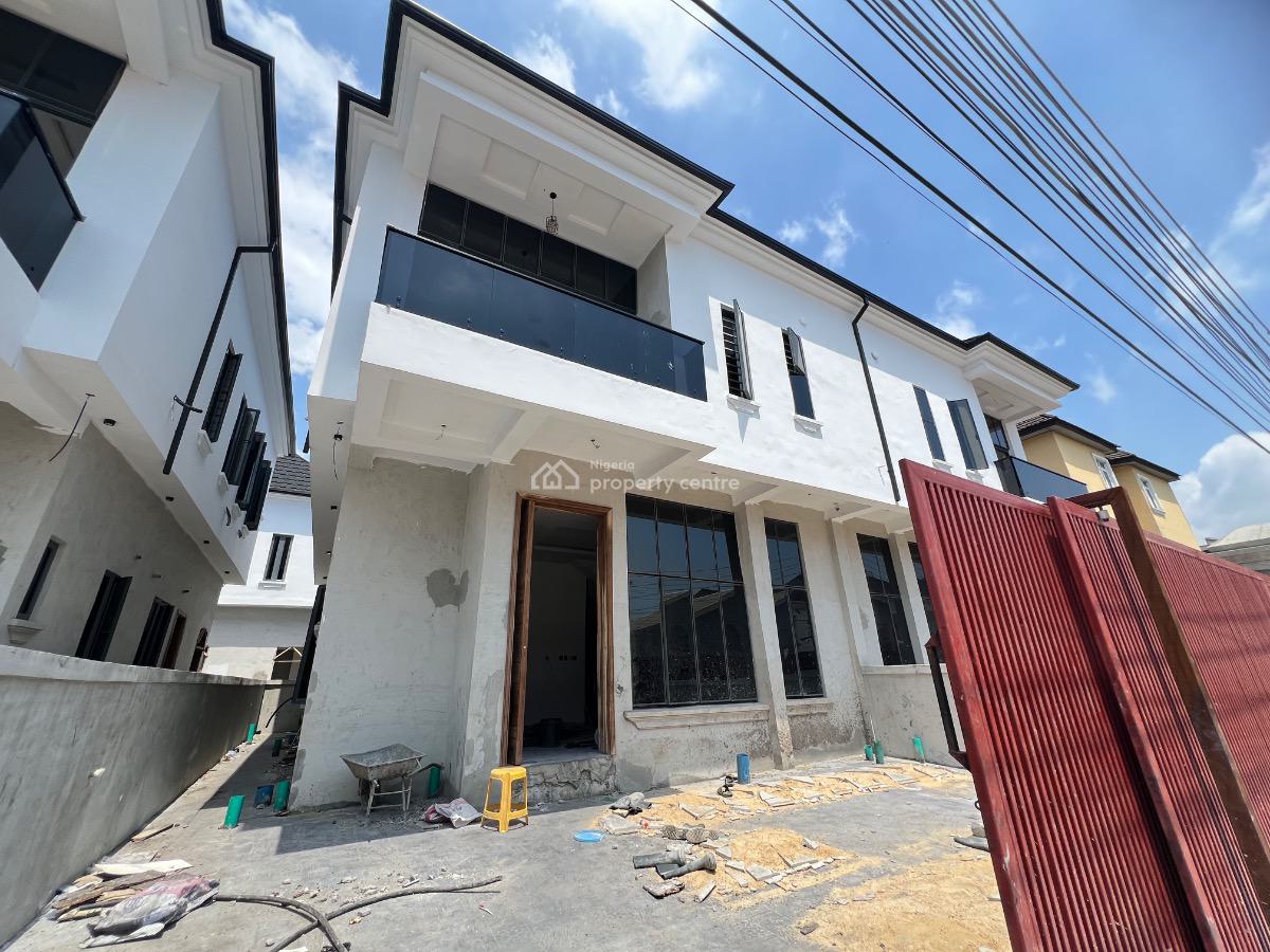4 Bedroom Semi Detached Duplex with Bq, Osapa, Lekki, Lagos, Semi-detached Duplex for Sale