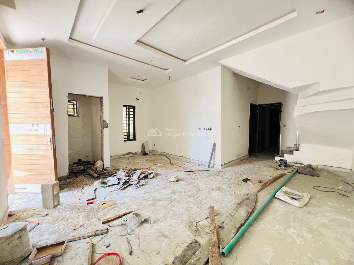 4 Bedroom Semi Detached Duplex with Bq, Osapa, Lekki, Lagos, Semi-detached Duplex for Sale