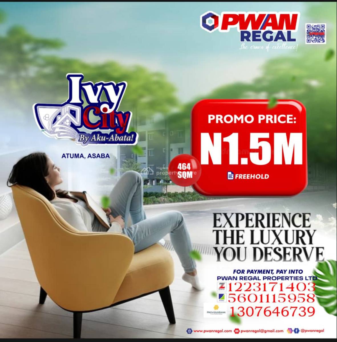 Land in a Serene and Promising Estate at Tranquil Environment, Ivy City Estate, Atuma Asaba, Asaba, Delta, Residential Land for Sale