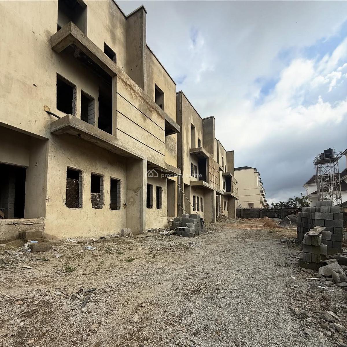 4 Bedroom Terrace Duplex 1 Room Bq, Guzape District, Abuja, Terraced Duplex for Sale