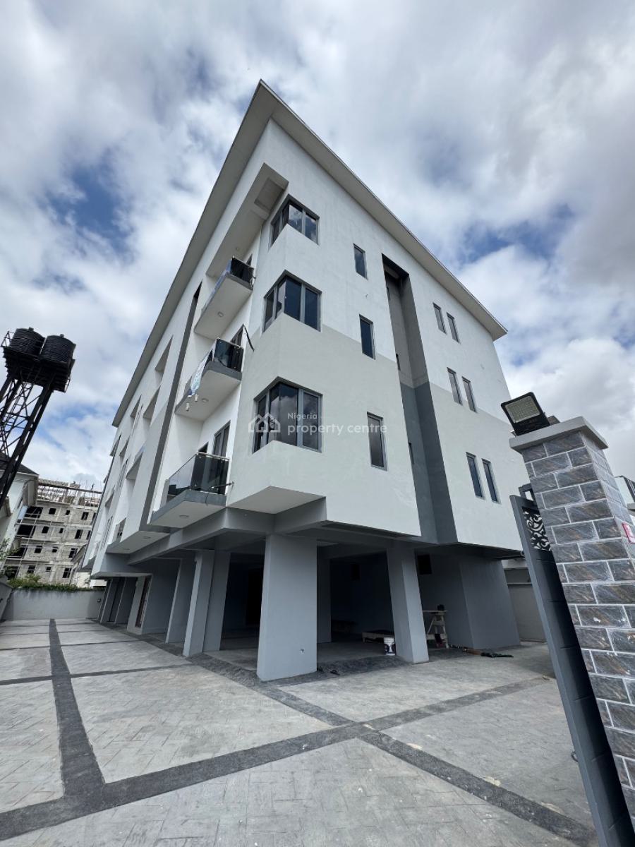 Newly Built 3 Bedroom Flat with Bq, Lekki Phase 1, Lekki, Lagos, Block of Flats for Sale