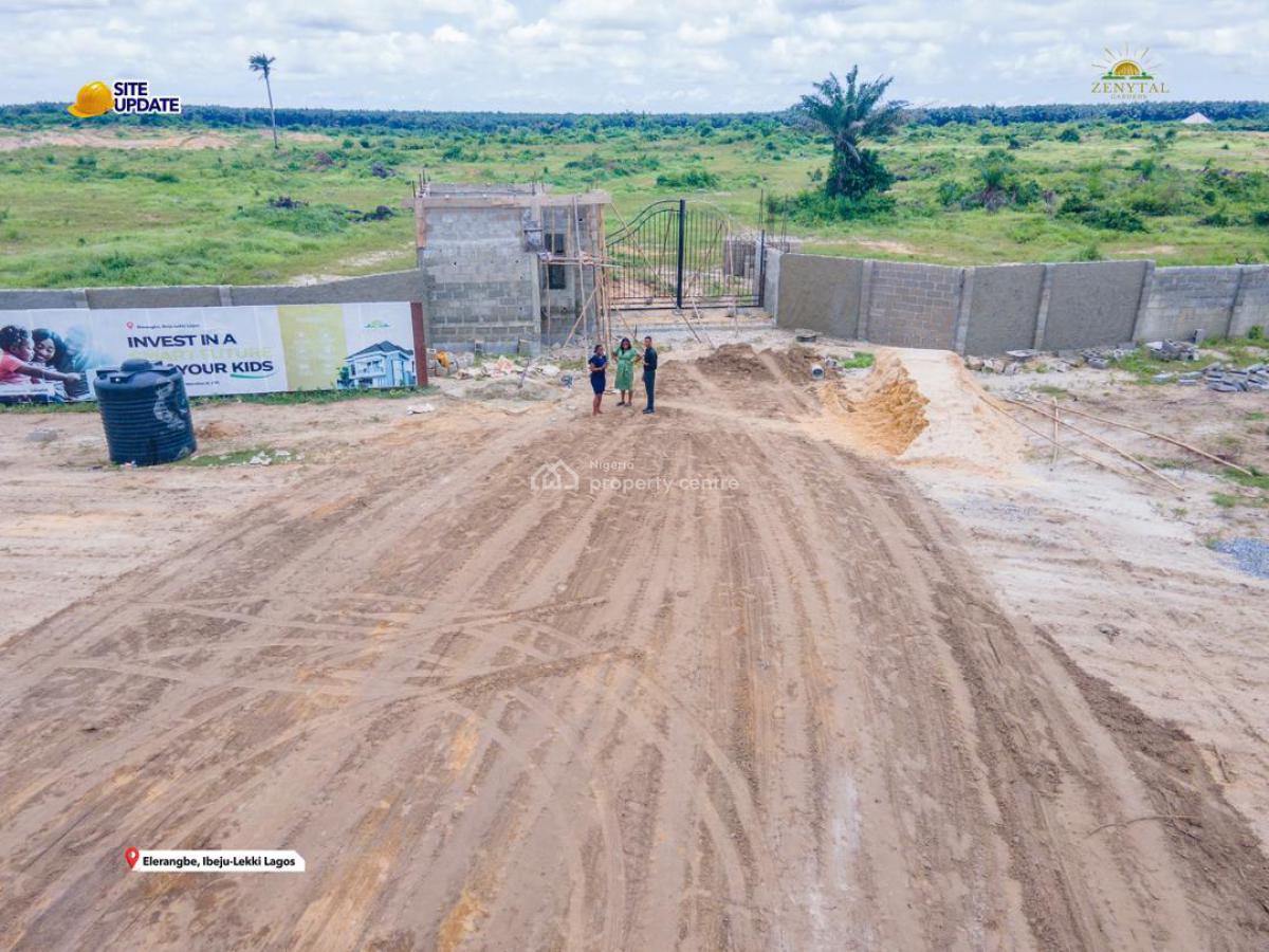 Join in This Smart, Eco-friendly Developing Estate, Zenytal Gardens, Eleranigbe, Ibeju Lekki, Lagos, Residential Land for Sale