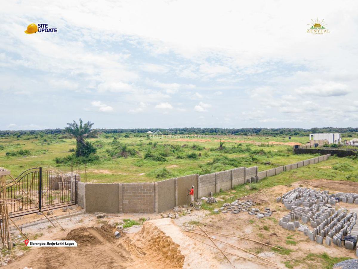 Join in This Smart, Eco-friendly Developing Estate, Zenytal Gardens, Eleranigbe, Ibeju Lekki, Lagos, Residential Land for Sale