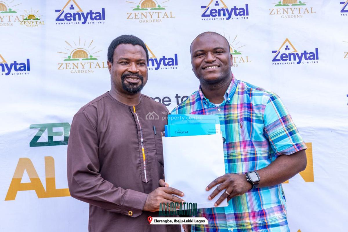 Join in This Smart, Eco-friendly Developing Estate, Zenytal Gardens, Eleranigbe, Ibeju Lekki, Lagos, Residential Land for Sale