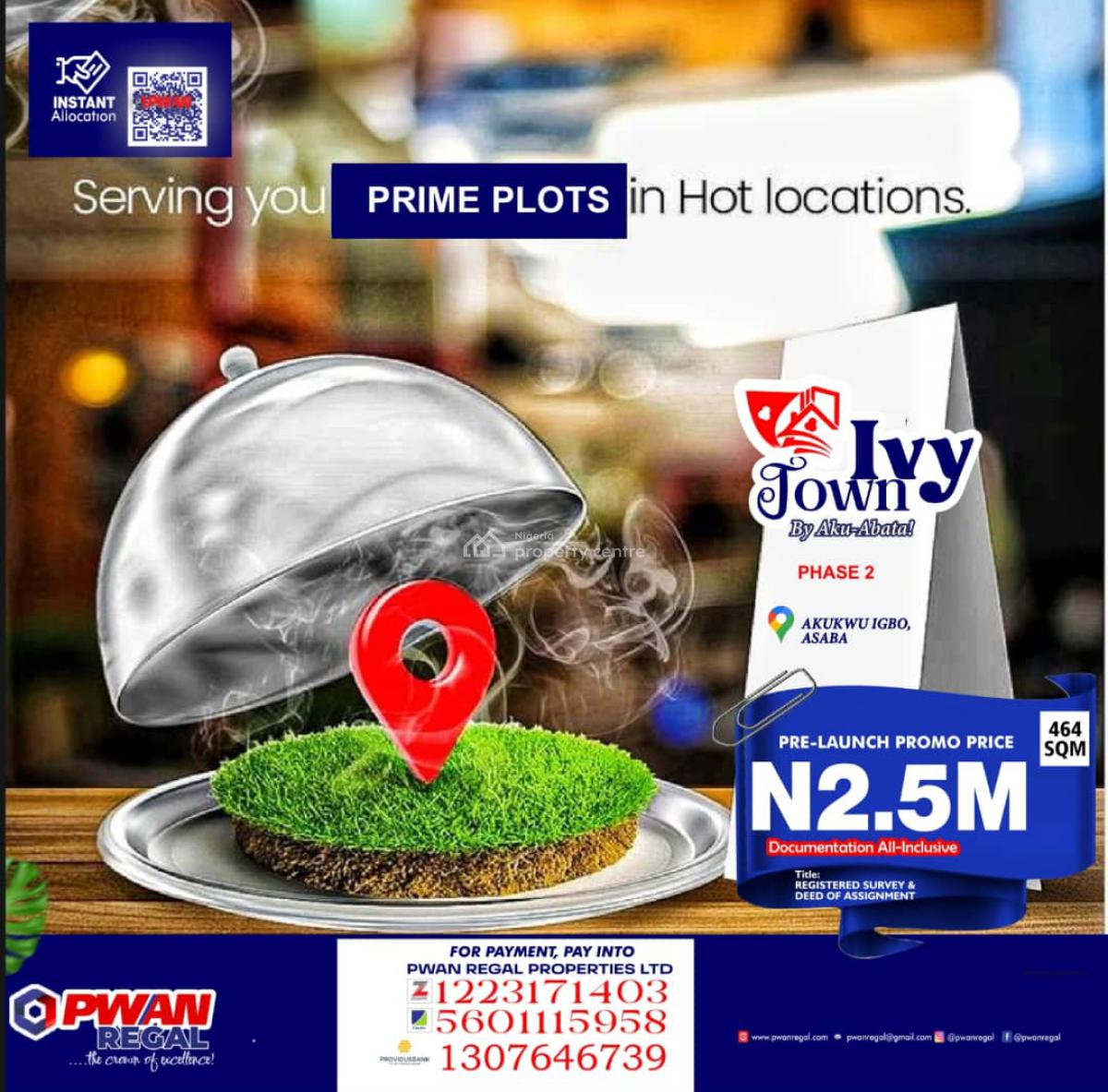 Prime Plot, Hotter Deal on a Platter of Gold Readily Available, Ivy Town Phase 2, Akukwu Igbo, Asaba, Delta, Residential Land for Sale