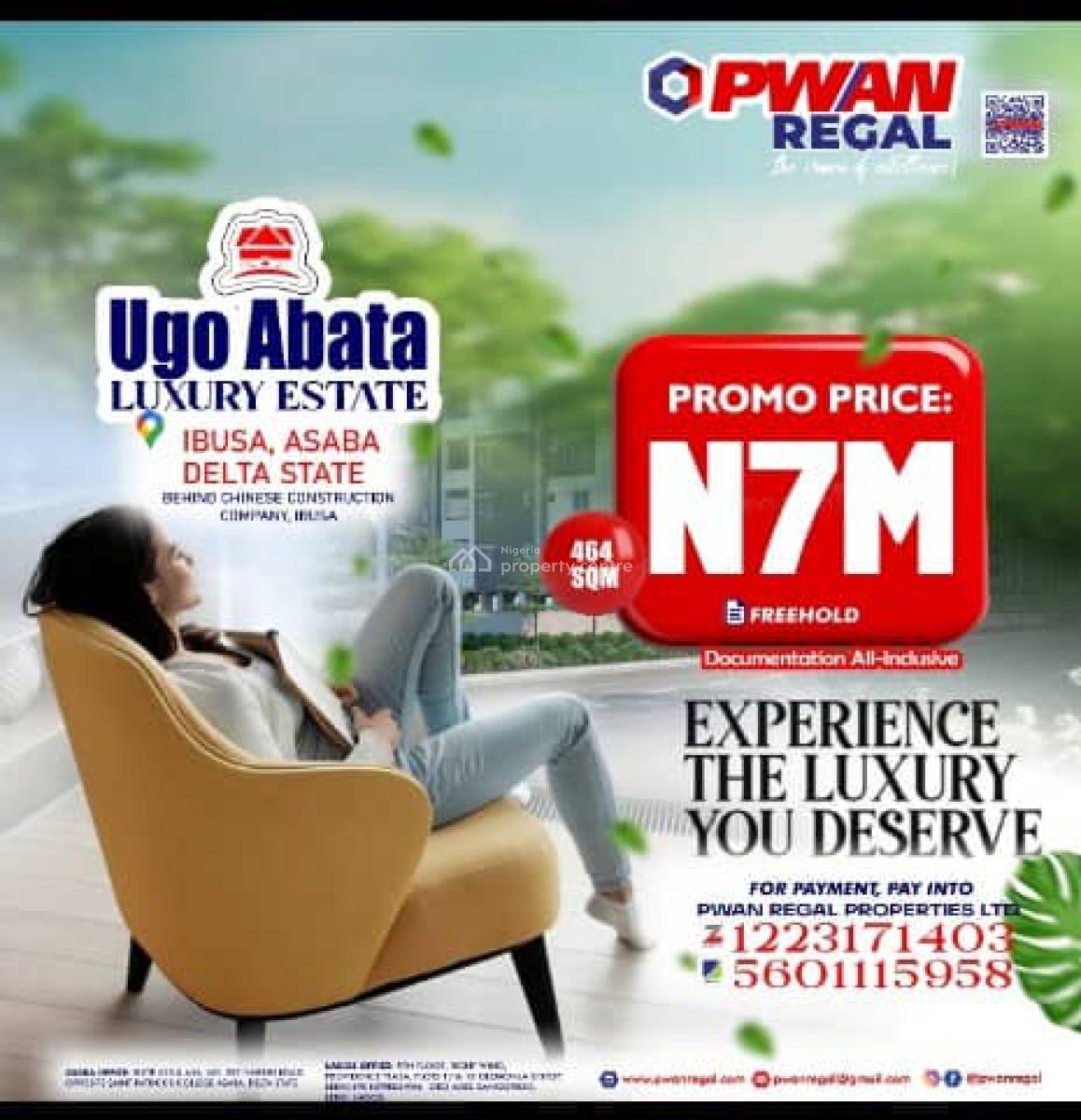 Prime Land Perfect for Smart Investors and Homebuilders Alike, Ugo Abata Luxury Estate, Ibusa, Asaba, Delta, Residential Land for Sale