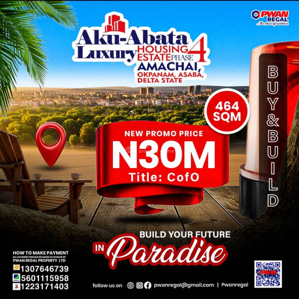 Secure an Investment in a Peaceful, Secure, and High-value Environment, Aku Abata Luxury Housing Estate Phase 4, Amachai, Okpanam, Asaba, Delta, Residential Land for Sale