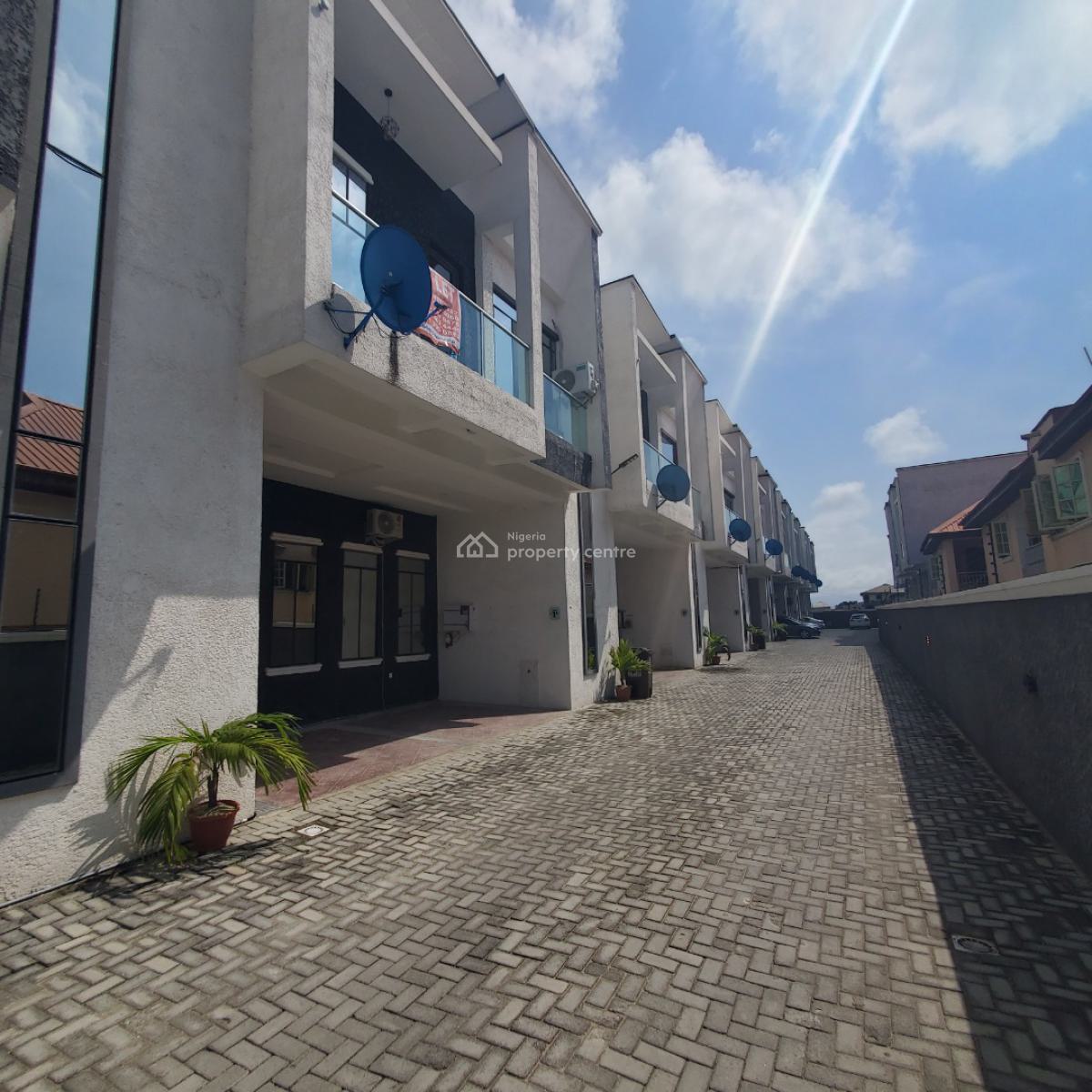 Amazing 4 Bedrooms Terraced Duplex, Furnished, Ikota, Lekki, Lagos, Terraced Duplex for Rent