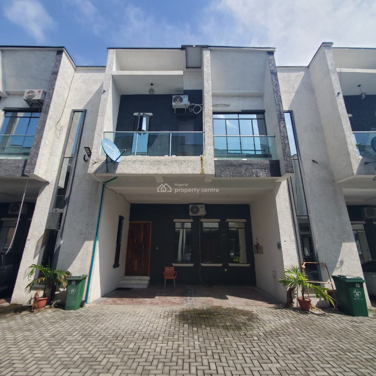 Amazing 4 Bedrooms Terraced Duplex, Furnished, Ikota, Lekki, Lagos, Terraced Duplex for Rent