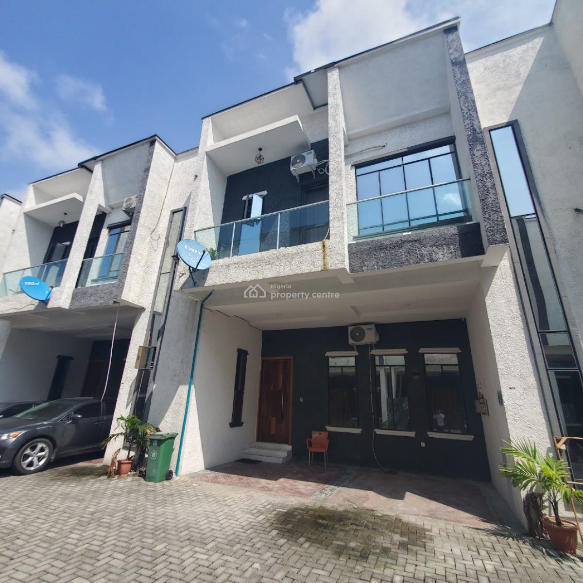 Amazing 4 Bedrooms Terraced Duplex, Furnished, Ikota, Lekki, Lagos, Terraced Duplex for Rent