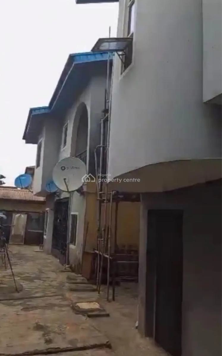 Solid Built 4 Units of 3 Bedroom Flats, Tejumola Estate, Egbeda, Alimosho, Lagos, Block of Flats for Sale