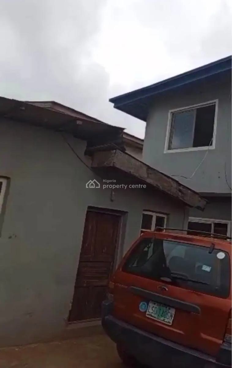Solid Built 4 Units of 3 Bedroom Flats, Tejumola Estate, Egbeda, Alimosho, Lagos, Block of Flats for Sale
