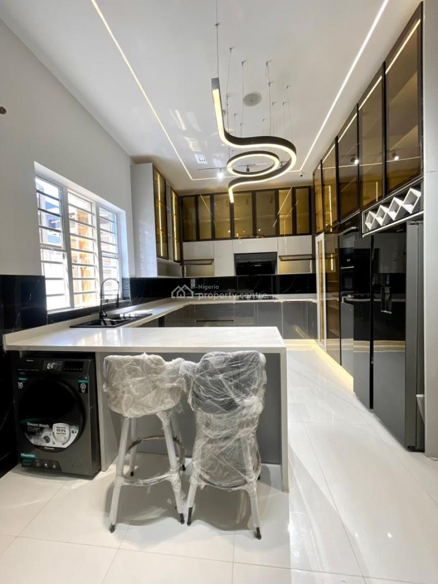 Exquisite 5-bedroom Luxury Home with Gym, Cinema, and Rooftop Terrace, Lekki Phase 1, Lekki, Lagos, Detached Duplex for Sale