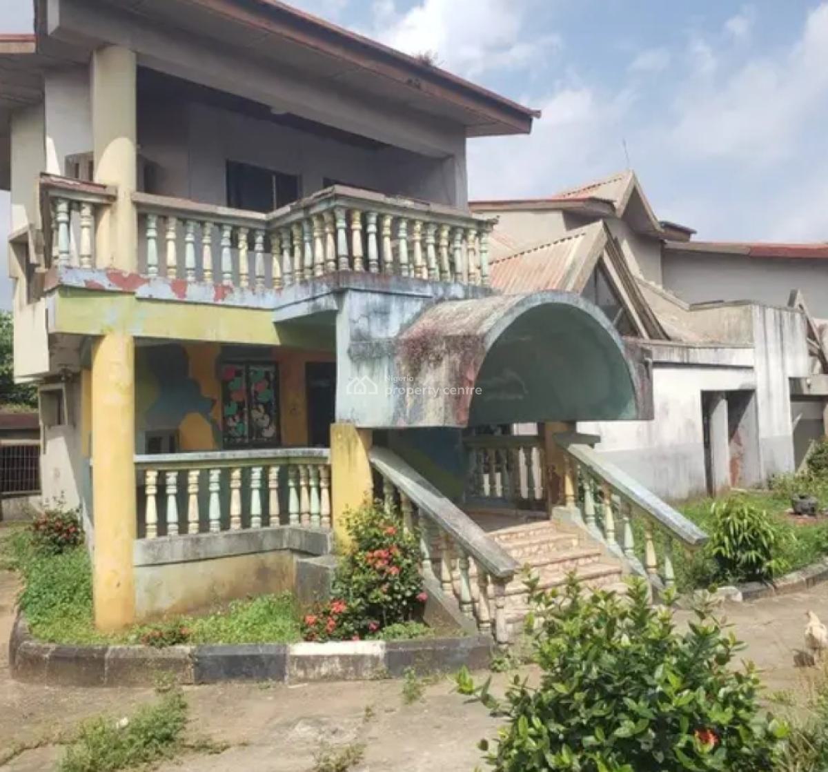 Well Structured 8 Bedroom Detached Duplex with 2 Bqs, Gowon Estate, Egbeda, Alimosho, Lagos, Detached Duplex for Sale