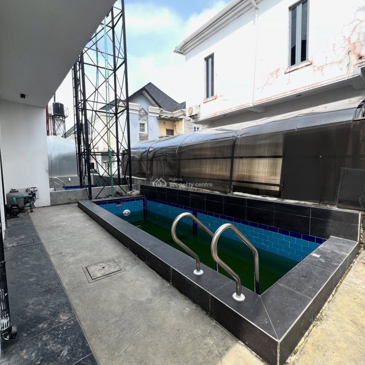 Beautiful 5 Bedrooms Semi-detached Duplex with Bq & Swimming Pool, Ikota, Lekki, Lagos, Semi-detached Duplex for Sale