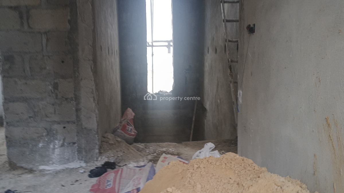 Distress Carcass Luxury 4 Bedrooms Semi-detached Duplex, Beechwood Estate, Imalete Alafia, Ibeju Lekki, Lagos, Semi-detached Duplex for Sale