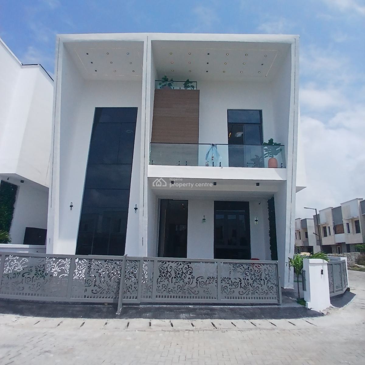 Magnificent 5 Bedrooms Detached Duplex with Swimming Pool, After Lekki Conservation Center, Chevron Toll Gate, Lekki, Lagos, Detached Duplex for Sale
