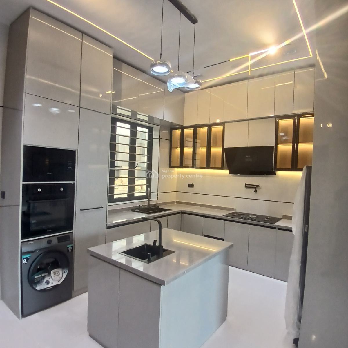 Magnificent 5 Bedrooms Detached Duplex with Swimming Pool, After Lekki Conservation Center, Chevron Toll Gate, Lekki, Lagos, Detached Duplex for Sale