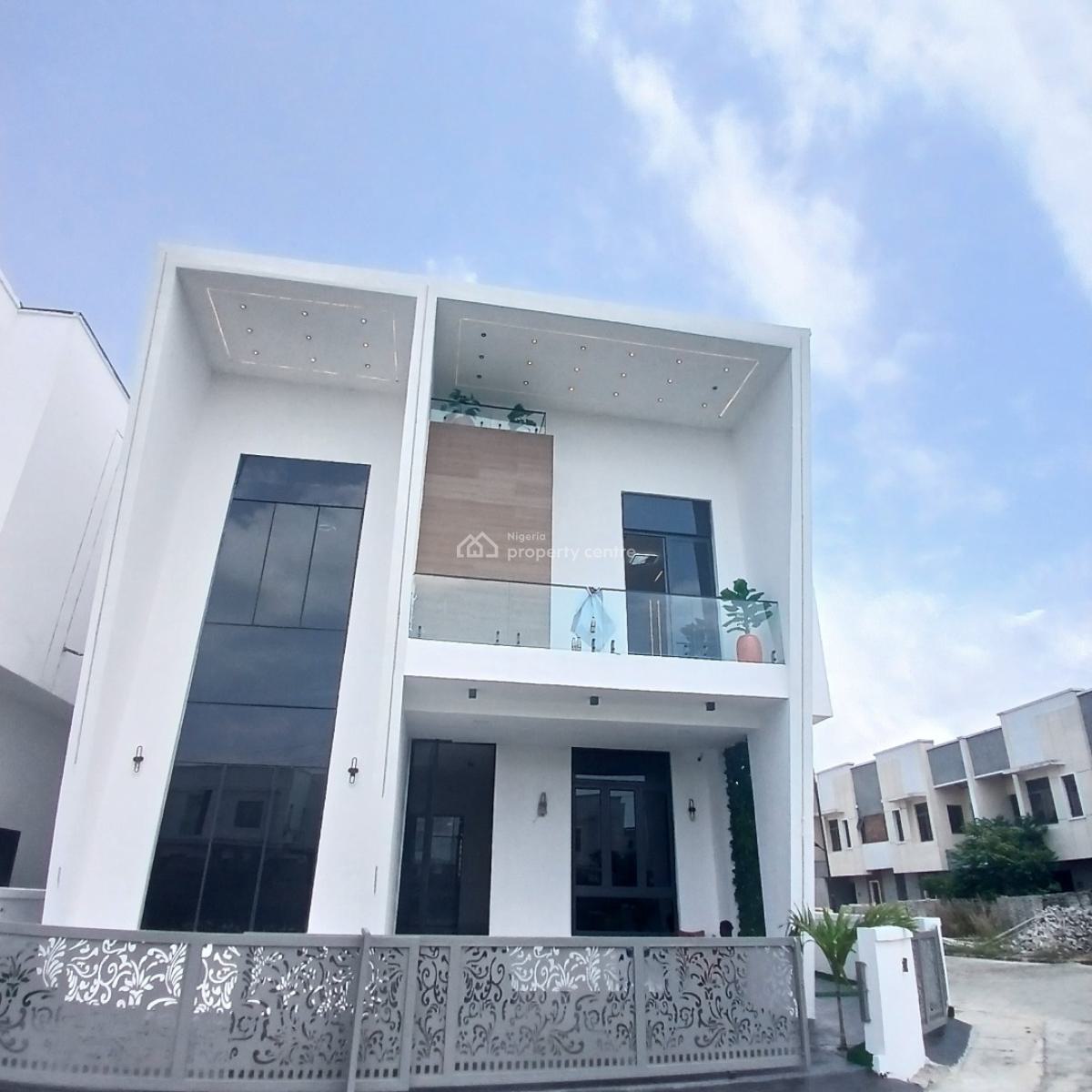 Magnificent 5 Bedrooms Detached Duplex with Swimming Pool, After Lekki Conservation Center, Chevron Toll Gate, Lekki, Lagos, Detached Duplex for Sale