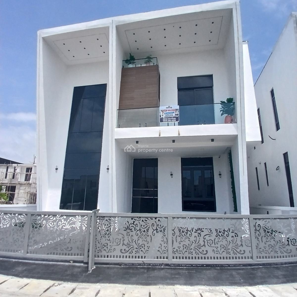 Magnificent 5 Bedrooms Detached Duplex with Swimming Pool, After Lekki Conservation Center, Chevron Toll Gate, Lekki, Lagos, Detached Duplex for Sale