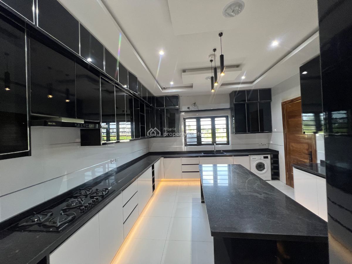 Tastefully Finished 6 Bedrooms Detached House with Cinema & Pool, Royal Garden, Ajah, Lagos, Detached Duplex for Sale