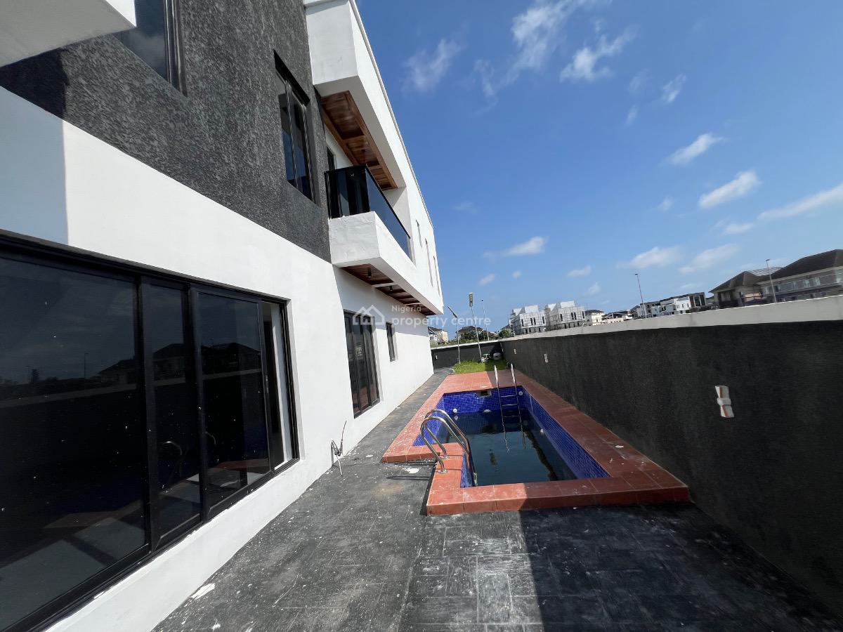 Tastefully Finished 6 Bedrooms Detached House with Cinema & Pool, Royal Garden, Ajah, Lagos, Detached Duplex for Sale