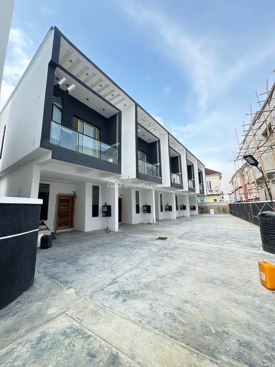 Luxury Spacious 3 Bedrooms Terraced Duplex with Bq in a Secured Estate, Chevron, Lekki, Lagos, Terraced Duplex for Sale