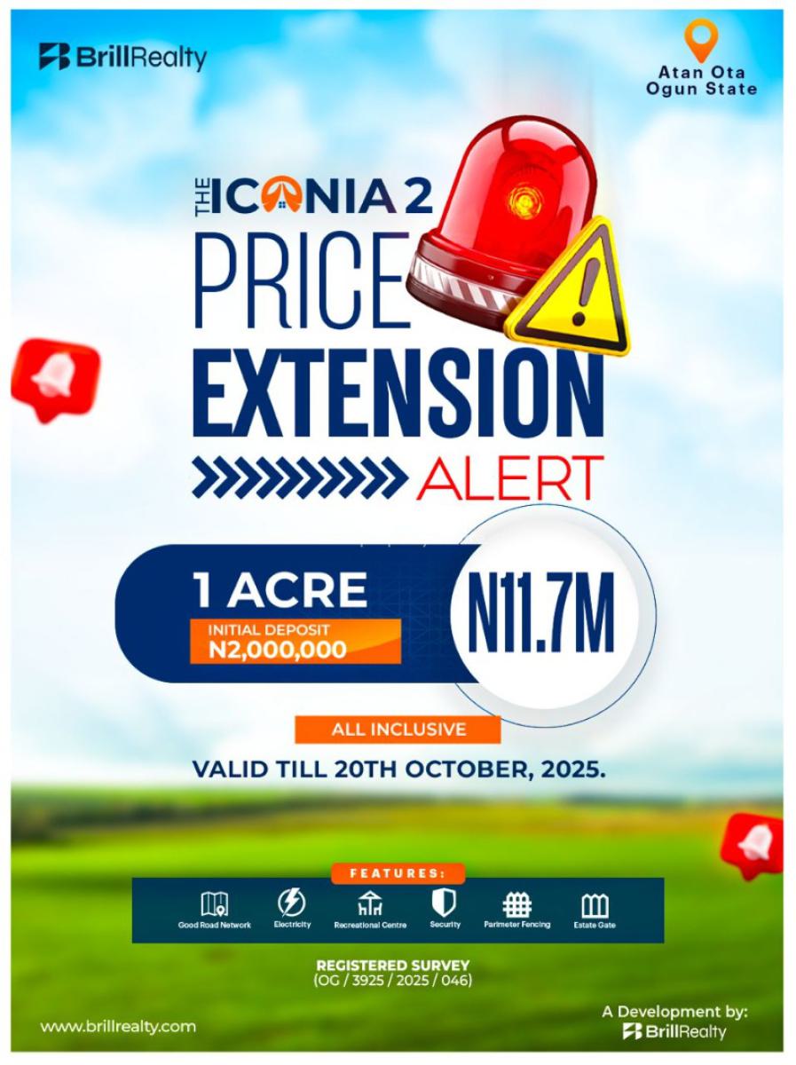 Invest in Land in an Upcoming Location, Iconia Phase 2, Ado-odo/ota, Ogun, Residential Land for Sale