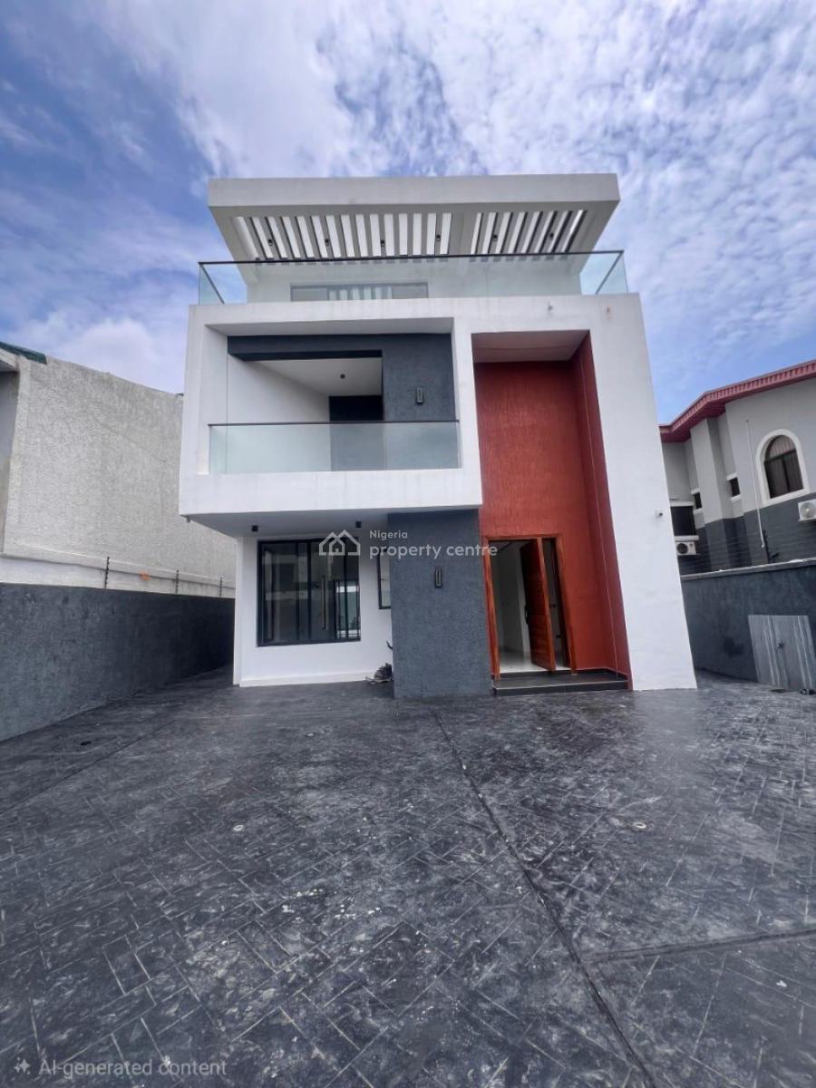 Luxurious 5 Bedroom Fully Detached Smart Duplex with 2 Bqs, Lekki Phase 1, Lekki, Lagos, Detached Duplex for Sale