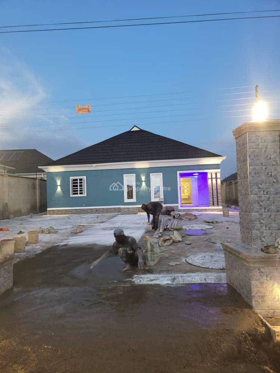 Newly and Spaciously Built 3 Bedroom Flat with Bq, Green View Estate, Oluyole Extension, Ibadan, Oyo, Detached Bungalow for Sale