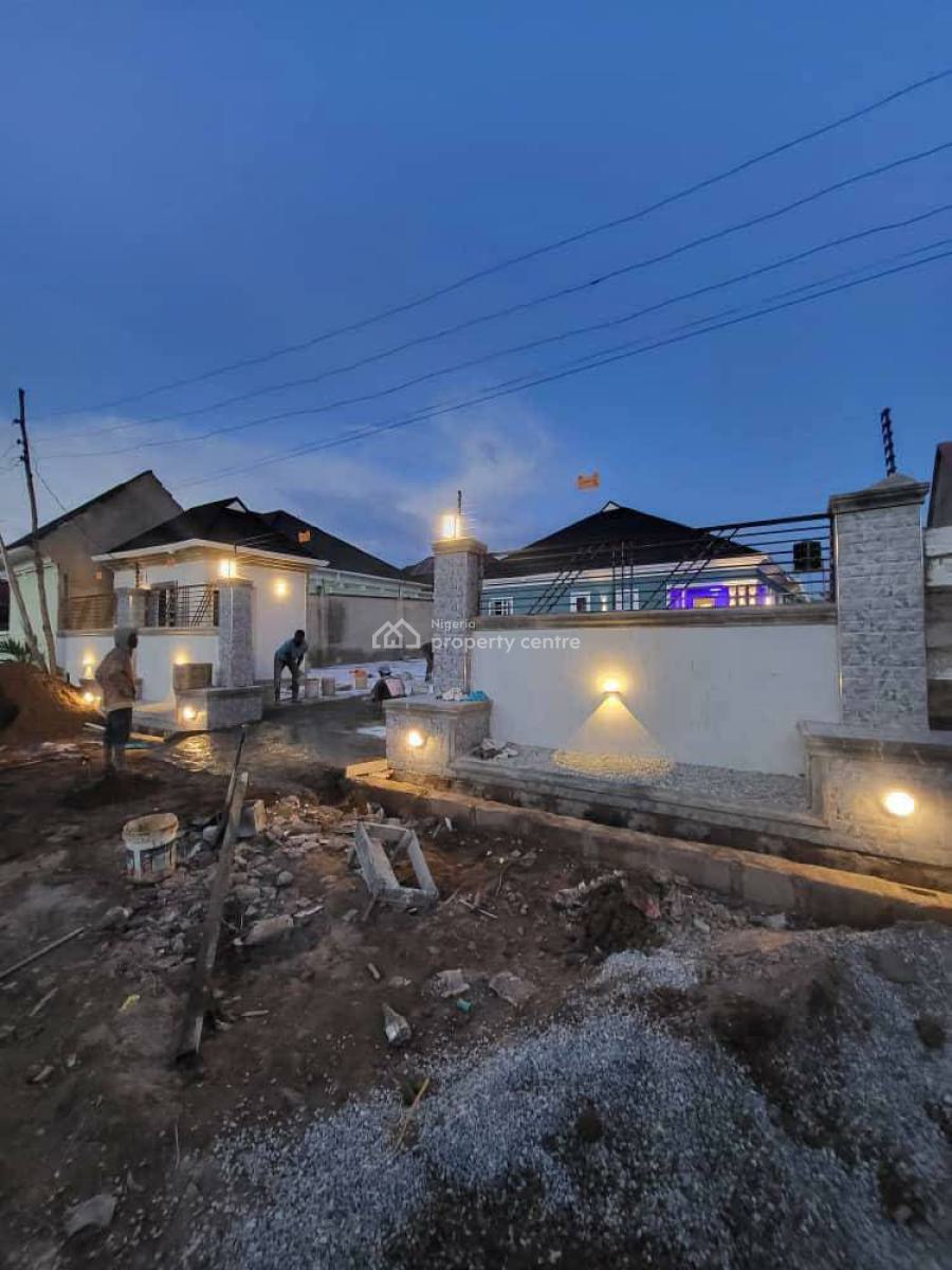 Newly and Spaciously Built 3 Bedroom Flat with Bq, Green View Estate, Oluyole Extension, Ibadan, Oyo, Detached Bungalow for Sale