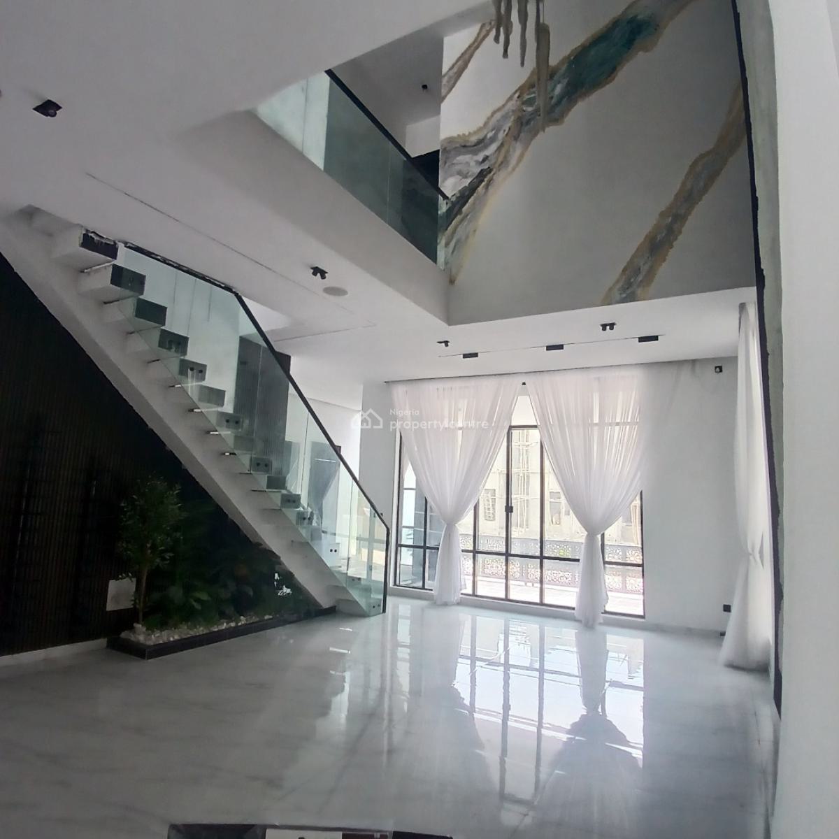 Majestic 5 Bedroom Fully Detached Duplex + Swimming Pool in an Estate, Chevron Toll Gate, Lekki Conversion Centre, Lekki, Lagos, Detached Duplex for Sale