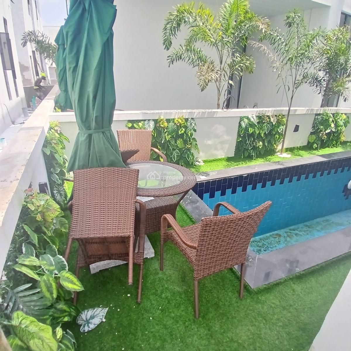 Majestic 5 Bedroom Fully Detached Duplex + Swimming Pool in an Estate, Chevron Toll Gate, Lekki Conversion Centre, Lekki, Lagos, Detached Duplex for Sale