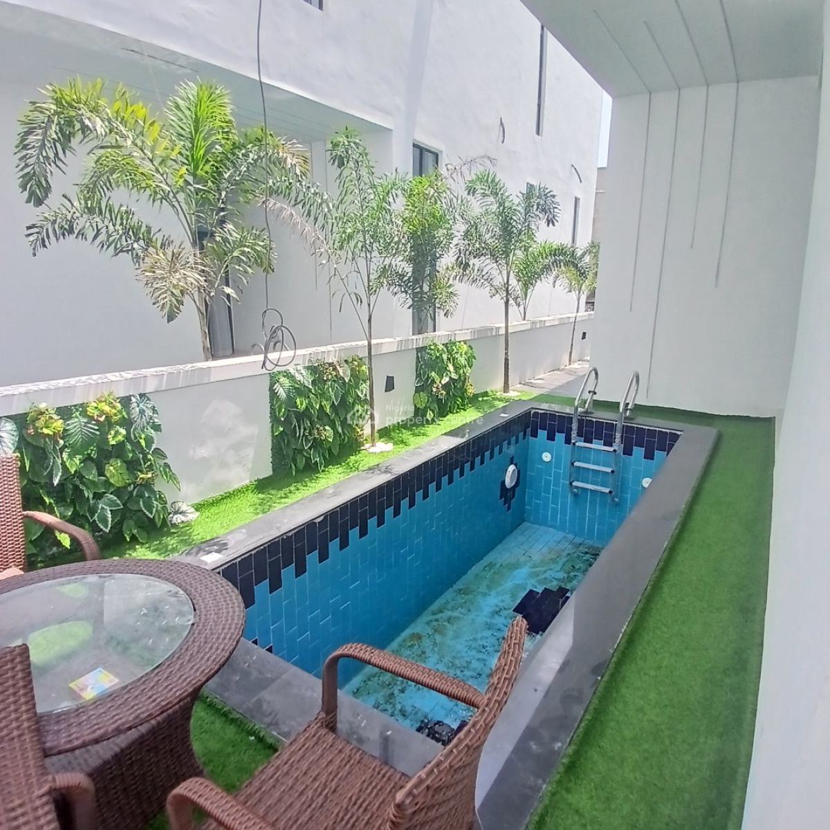 Majestic 5 Bedroom Fully Detached Duplex + Swimming Pool in an Estate, Chevron Toll Gate, Lekki Conversion Centre, Lekki, Lagos, Detached Duplex for Sale