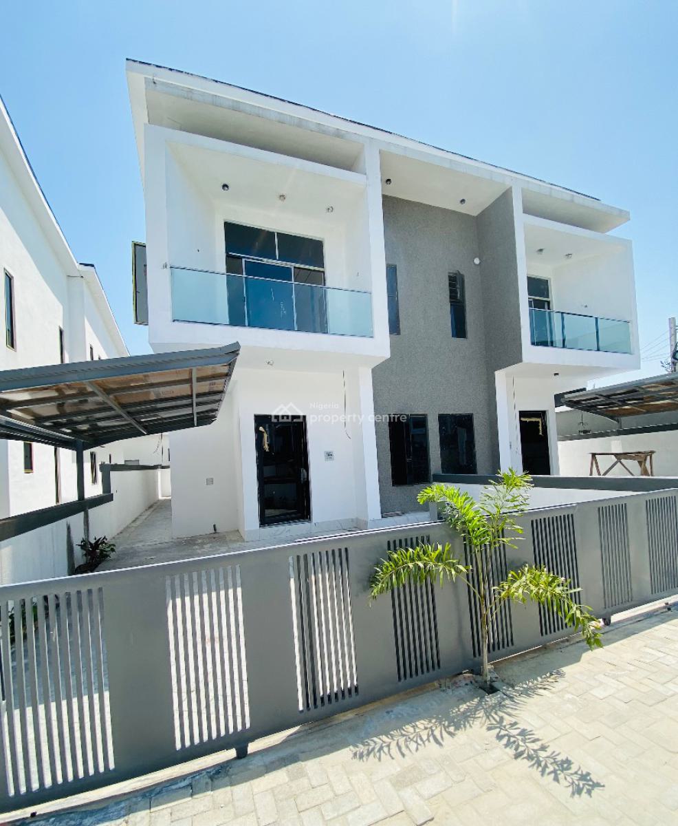 Newly Built 4-bedroom Semi-detached with Bq, Orchid Road, Lekki, Lagos, Semi-detached Duplex for Sale