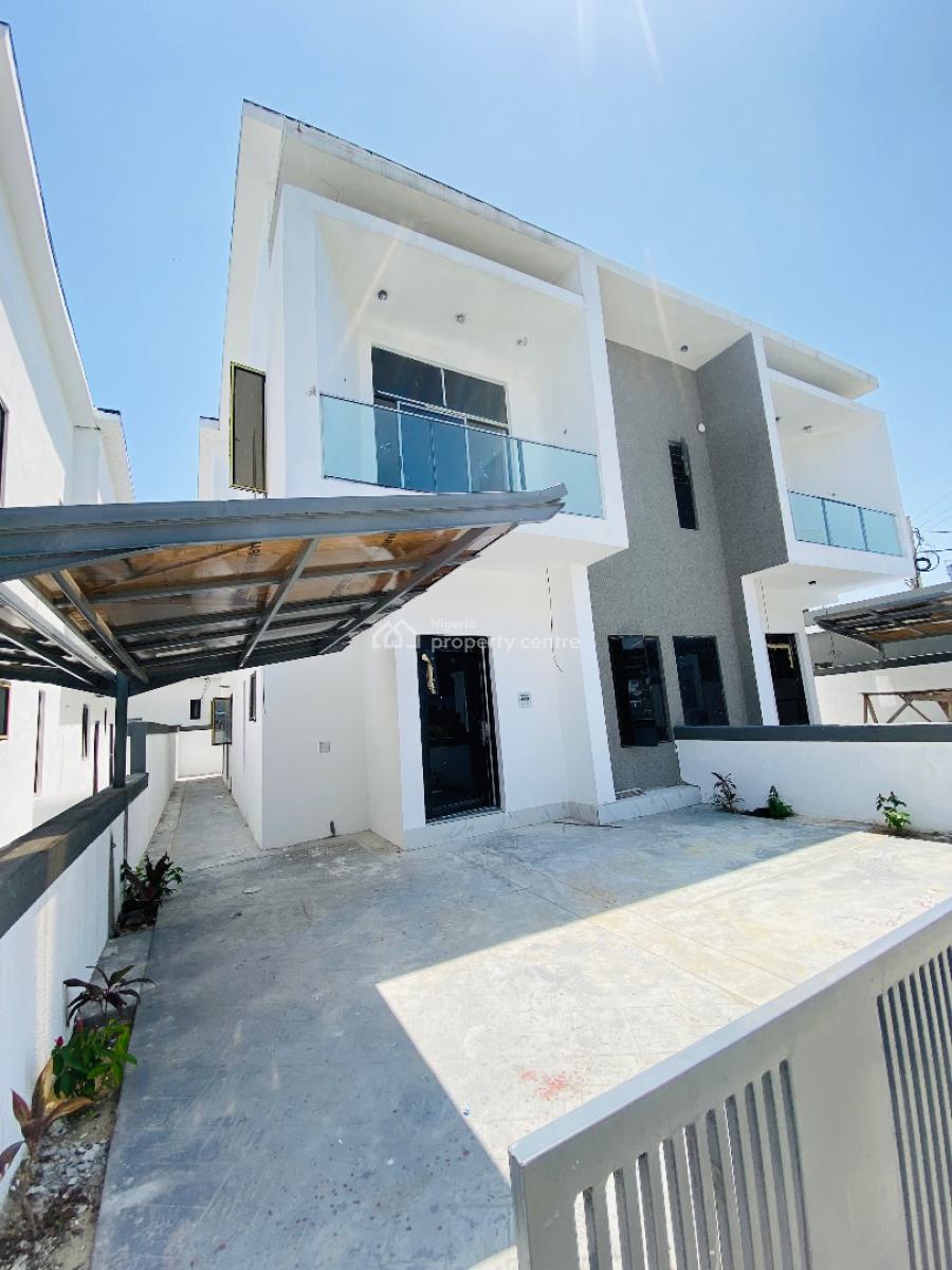 Newly Built 4-bedroom Semi-detached with Bq, Orchid Road, Lekki, Lagos, Semi-detached Duplex for Sale
