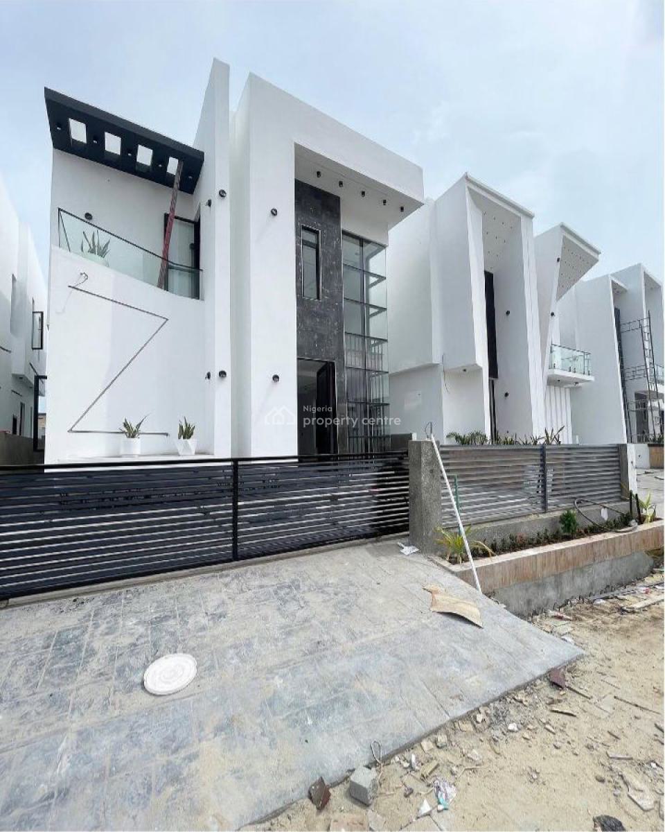 Unique 4 Bedroom Detached Duplex with Bq, Chevron, Lekki, Lagos, Detached Duplex for Sale