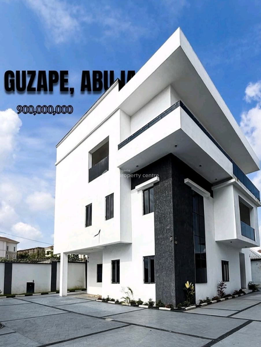 5 Bedroom Detached Contemporary Duplex with Bq, Guzape District, Abuja, House for Sale