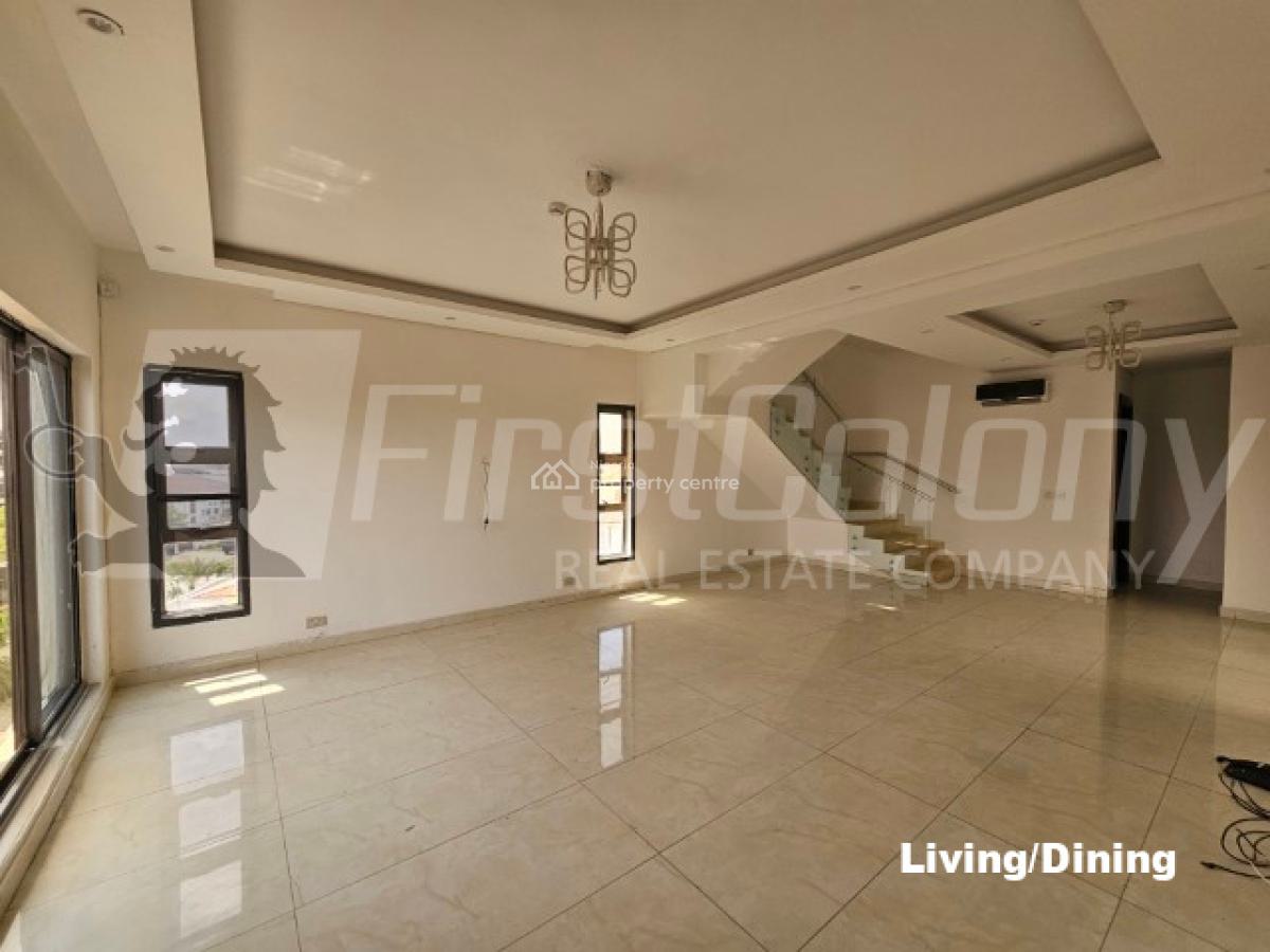 Spacious 4 Bedroom Penthouse Maisonette (fully Serviced), Banana Island, Ikoyi, Lagos, Flat / Apartment for Rent