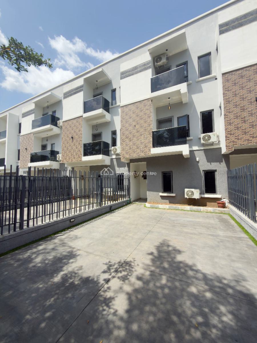 Exquisite 4 Bedroom Terrace with Bq, Zone 7, Wuse, Abuja, Terraced Duplex for Rent
