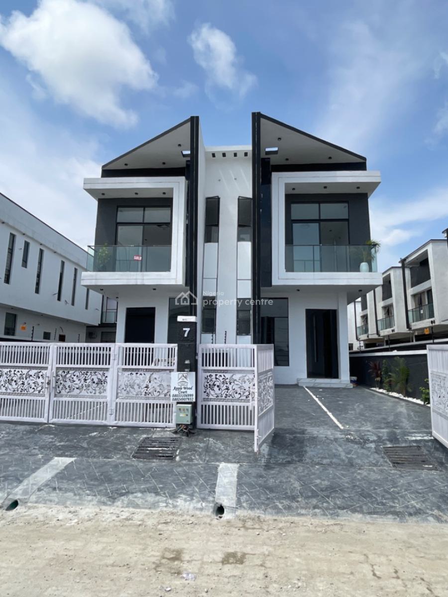 4 Bedroom Semi Detached Duplex with Bq, Ikota Villa Estate, Ikota, Lekki, Lagos, Semi-detached Duplex for Sale