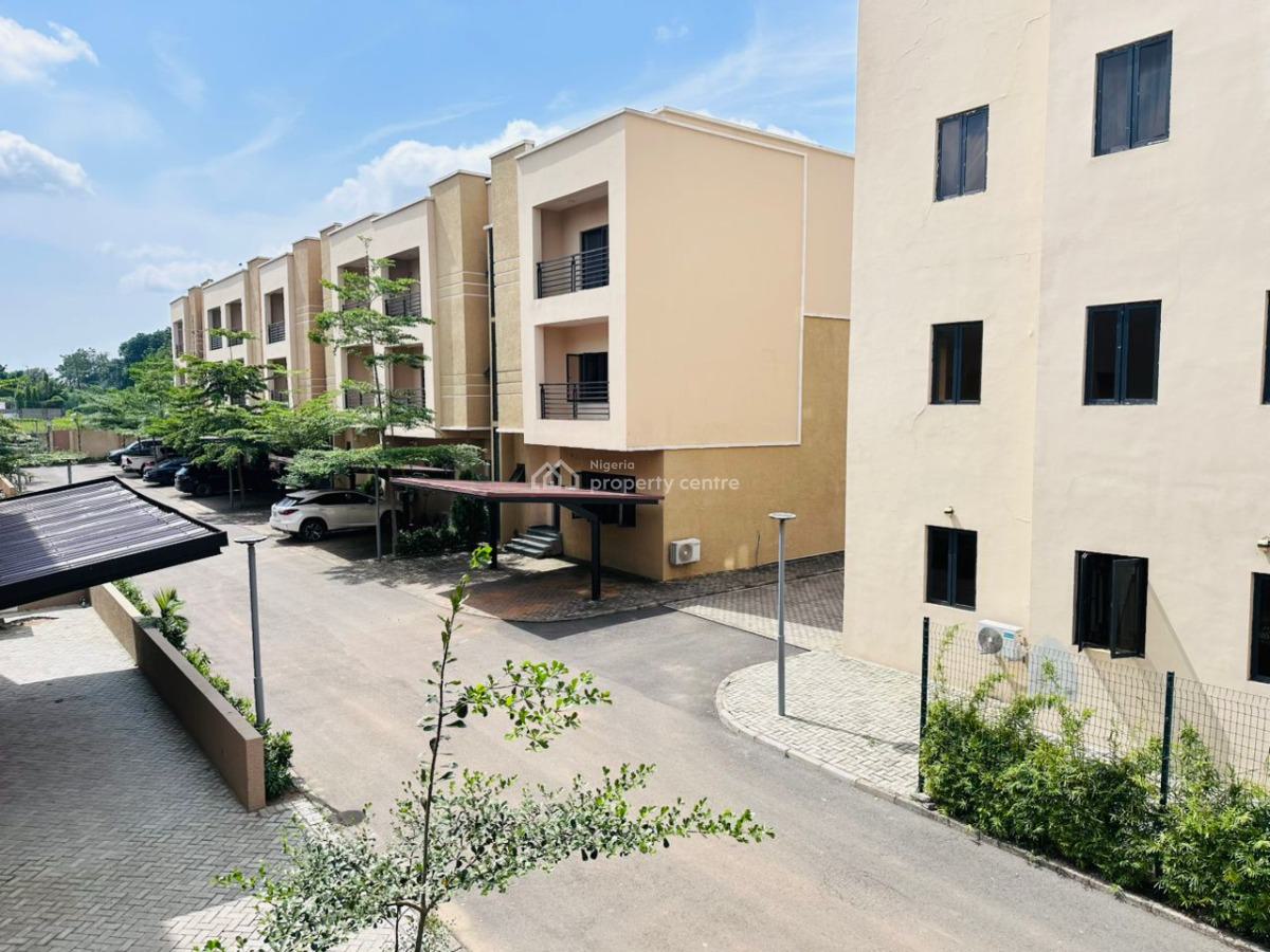 Newly Built 4 Bedroom Terrace Duplex with Bq, Main, Jabi, Abuja, Terraced Duplex for Sale