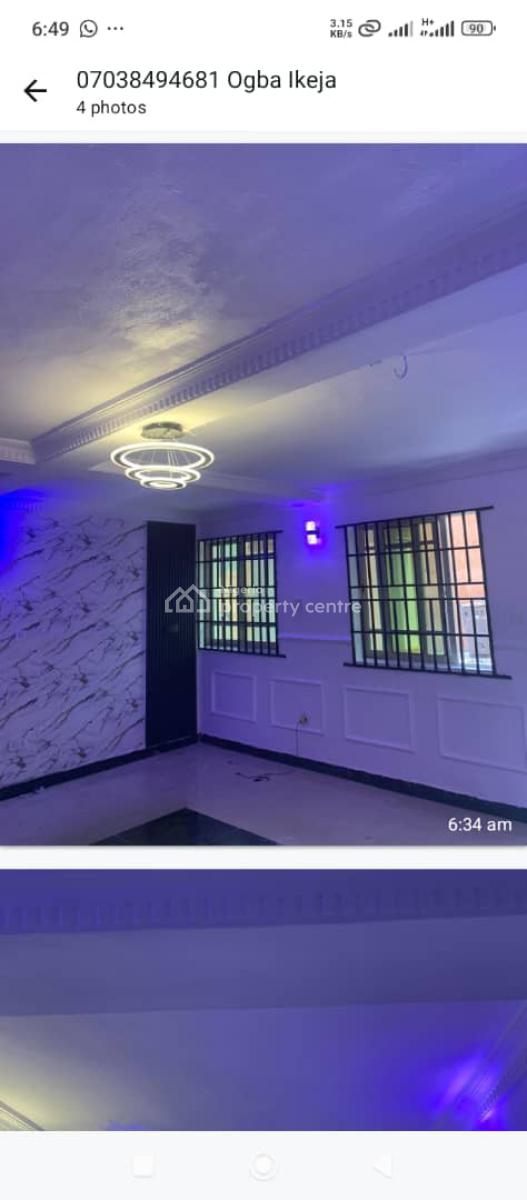 Renovated 2 Bedroom Flat, Ogba, Ikeja, Lagos, Flat / Apartment for Rent