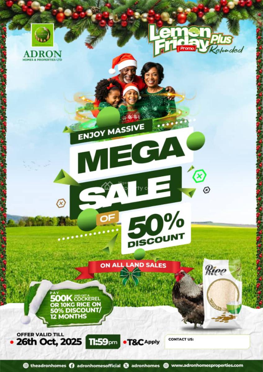 50% Discount Land, City Park and Gardens Estate Phase, Ibadan, Oyo, Mixed-use Land for Sale