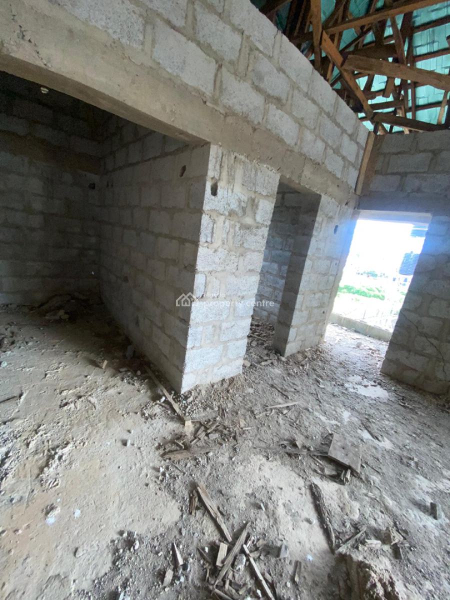 Fully Detached Four Bedroom Duplex with Attached Maid Room (carcass), Pleasant View Estate, Off Von Road,(tared Road), Lugbe District, Abuja, Detached Duplex for Sale