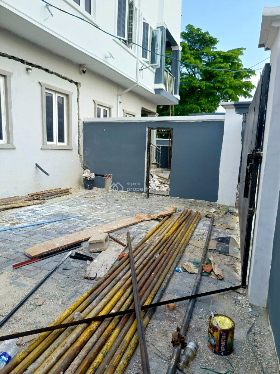 3 Bedroom Duplex with a Bq and Personal Compound, After Blenco Supermarket, Sangotedo, Ajah, Lagos, Semi-detached Duplex for Rent