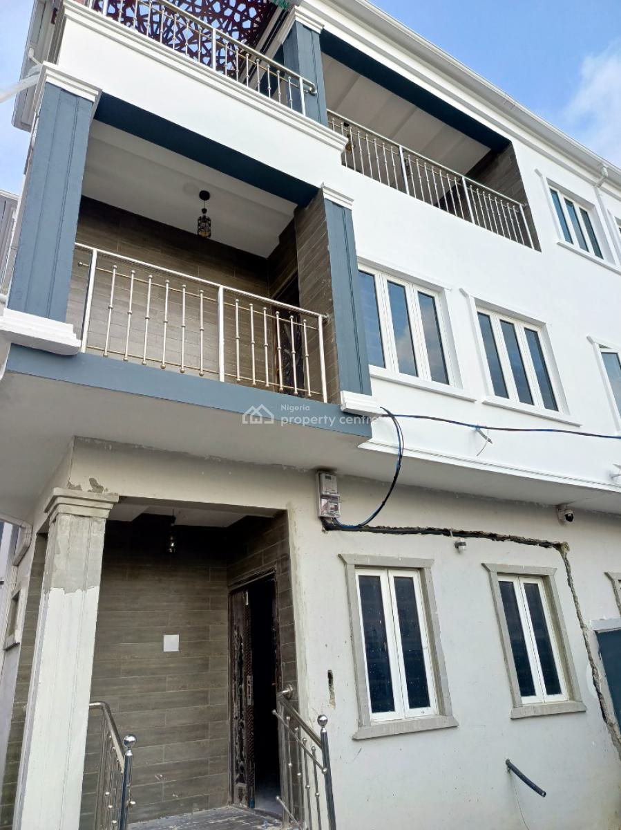 3 Bedroom Duplex with a Bq and Personal Compound, After Blenco Supermarket, Sangotedo, Ajah, Lagos, Semi-detached Duplex for Rent